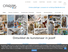 Tablet Screenshot of crejat.nl